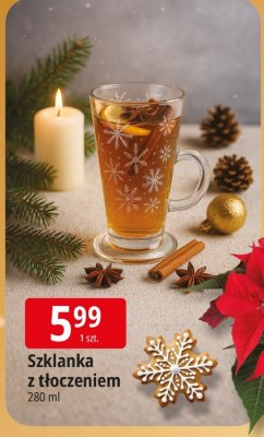 Szklanka z tłoczeniem promocja w Leclerc