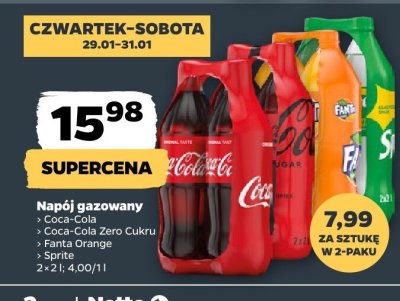 Napój gazowany Sprite promocja w Netto