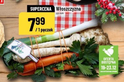 Włoszczyzna pęczek promocja w POLOmarket