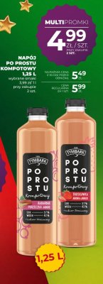 Napój po prostu kompotowy Żywiec Zdrój 1.25L truskawka, aronia, jabłko, marakuja, porzeczka, jabłko promocja w Duży Ben