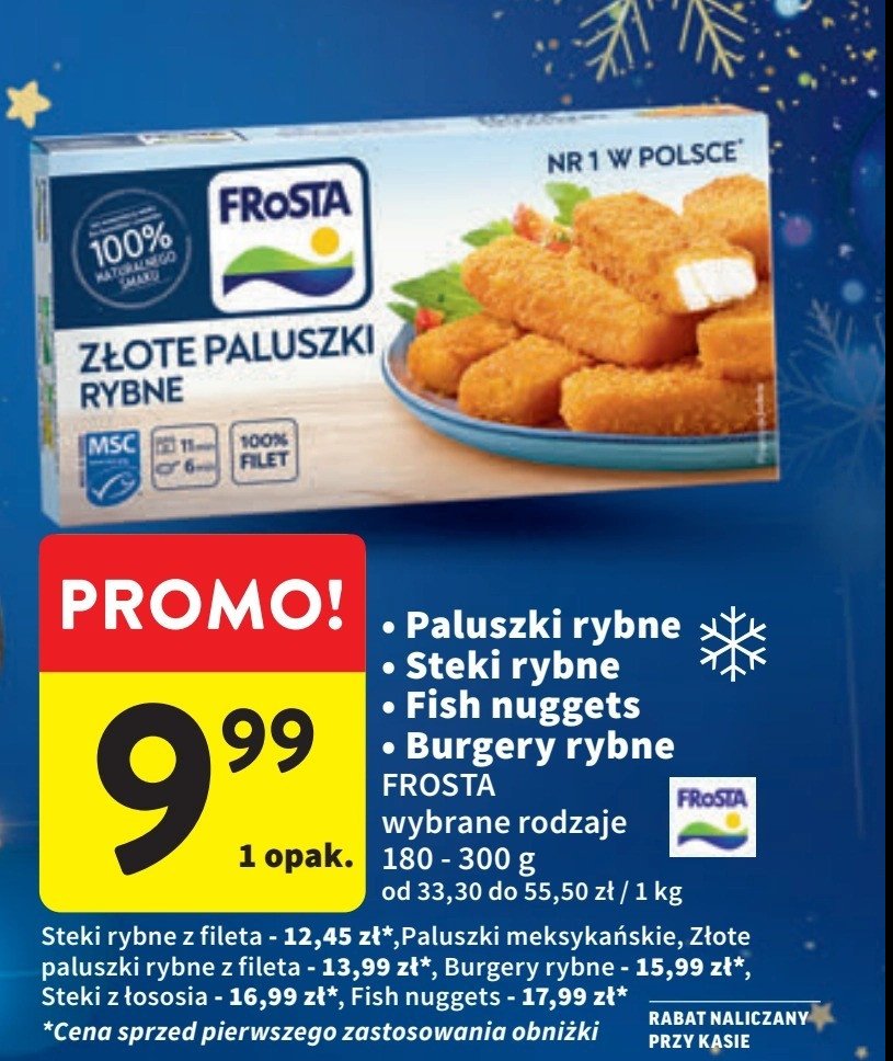 Steki z łososia Frosta promocja w Intermarche