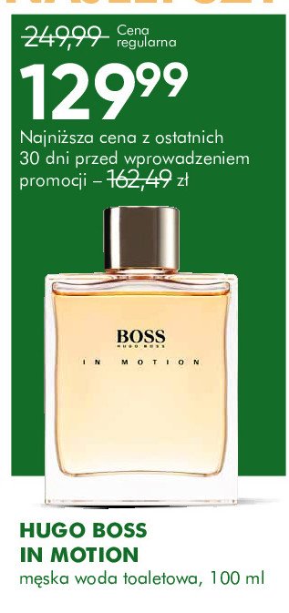 Woda toaletowa Hugo boss in motion Boss by hugo boss promocja