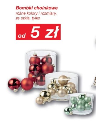 Bombki choinkowe promocja w KiK
