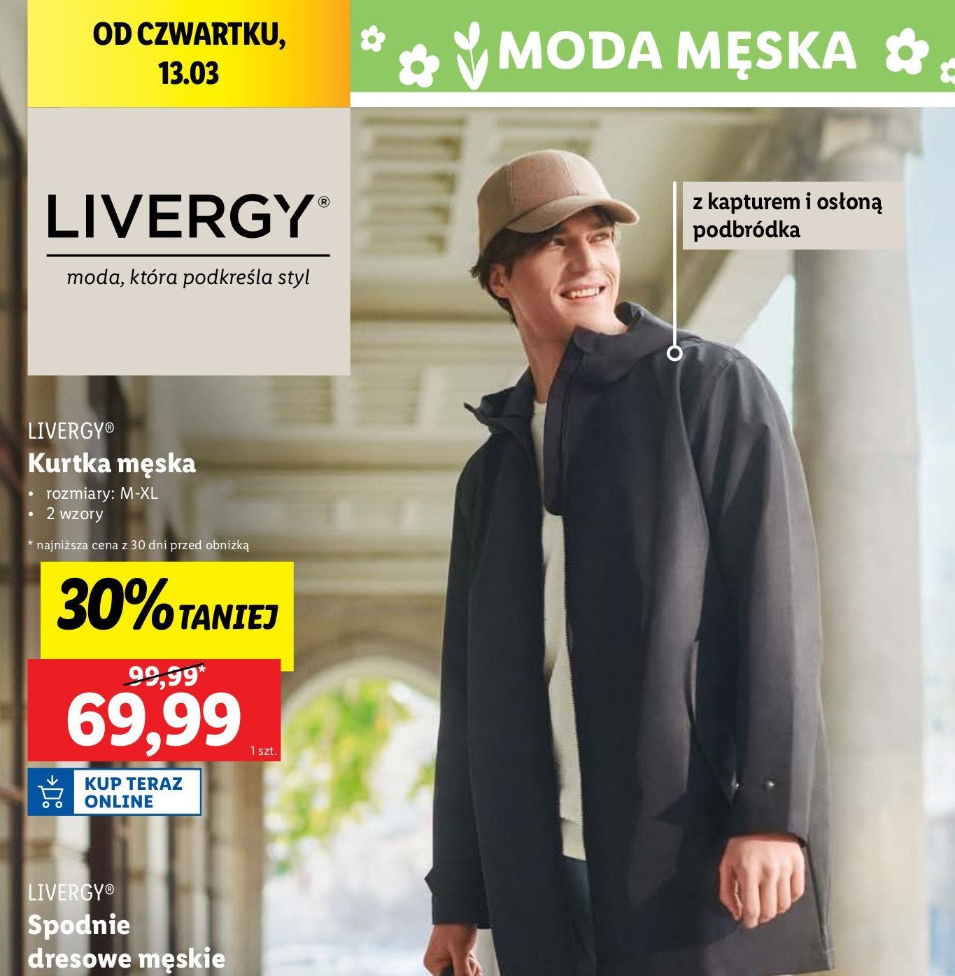 Kurtka męska m-xl Livergy promocja w Lidl