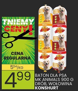 Przekąski dla psa MK Animals 900 g drób, wołowina promocja w Wafelek