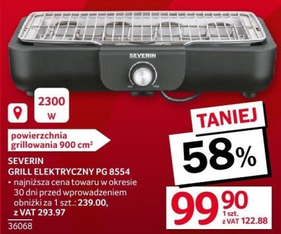 Grill elektryczny PG 8554 promocja w Selgros