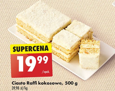 Ciasto raffi kokosowe promocja