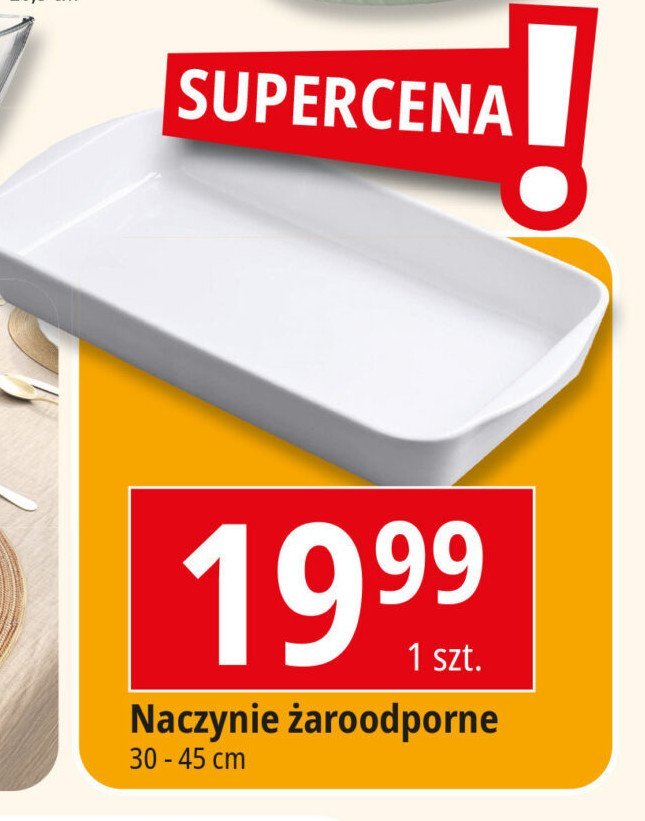 Naczynie żarodoporne 45 cm promocja