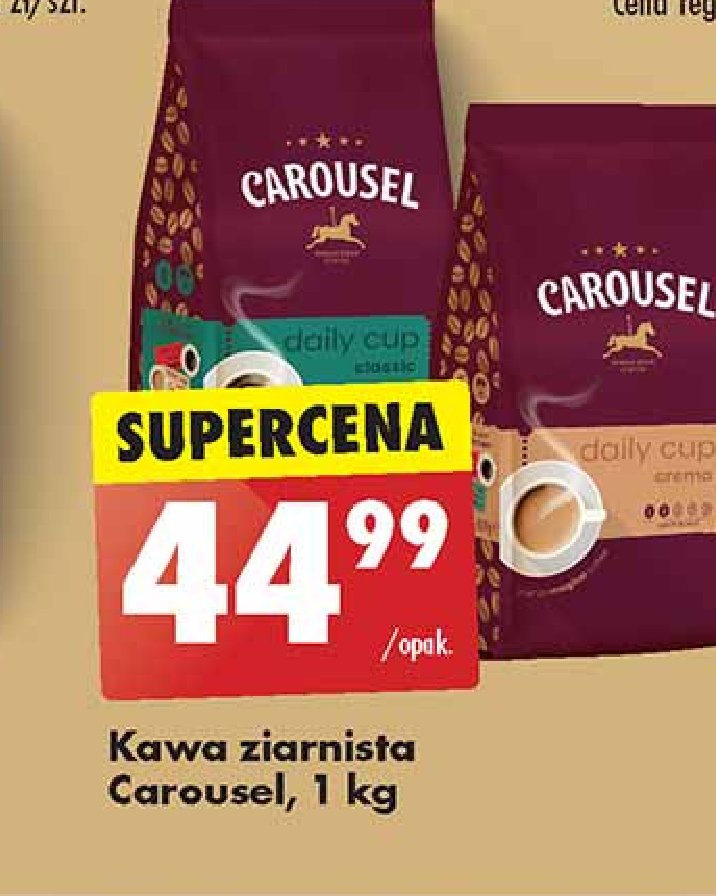 Kawa Carousel daily cup classic promocja