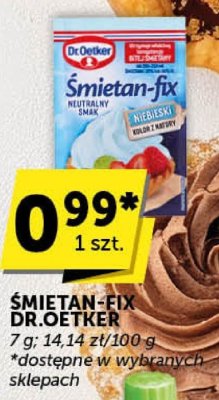 Śmietanfix Dr.Oetker promocja w Euro Sklep