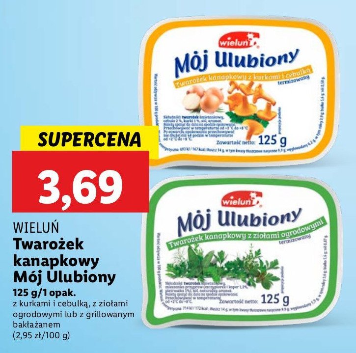 Twarożek z ziołami Wieluń mój ulubiony promocja