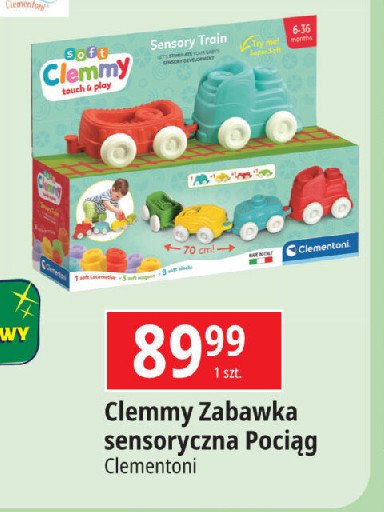 Pociąg clemmy Clementoni promocja w Leclerc