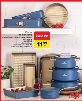 Forma do pieczenia z powłoką nieprzywierającą Valdinox GIOVANNI różne pojemności najniższa cena z 30 dni przed obniżką - od 13,99 zł promocja w Carrefour