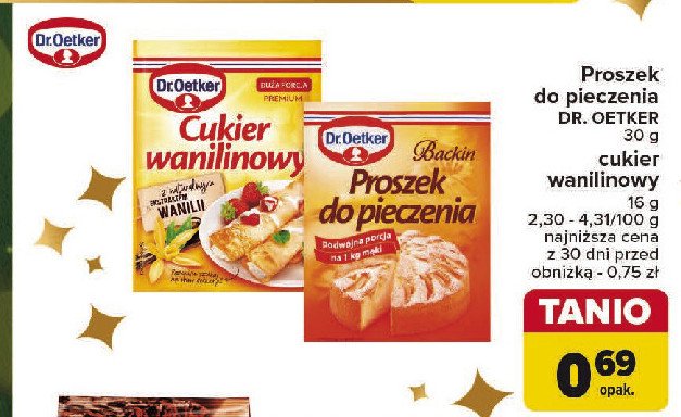 Cukier wanilinowy Dr. oetker promocja