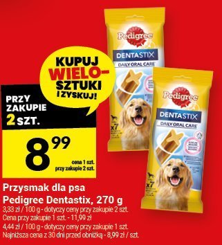 Przysmak dla psa Pedigree Dentastix, 270 g promocja w Twój Market