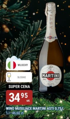 Wino musujące Martini Asti 0,75 l promocja w bi1