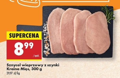 Sznycel wieprzowy z szynki Kraina mięs promocja