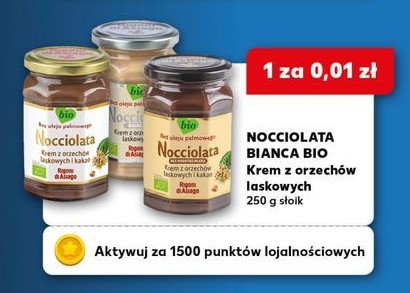 Krem nocciolata crunchy Rigoni di asiago promocja