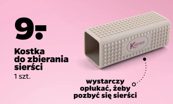 Kostka od zbierania sierści Kleeneze promocja