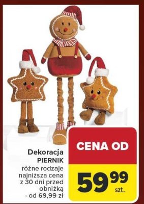Dekoracja Piernik, różne rodzaje Carrefour promocja w Carrefour