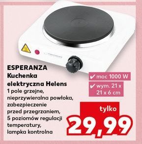 Kuchenka elektryczna st. helens Esperanza promocja w Kaufland