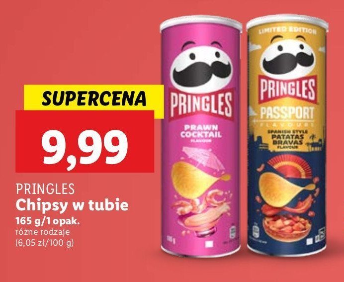 Chipsy prawn cocktail Pringles promocja