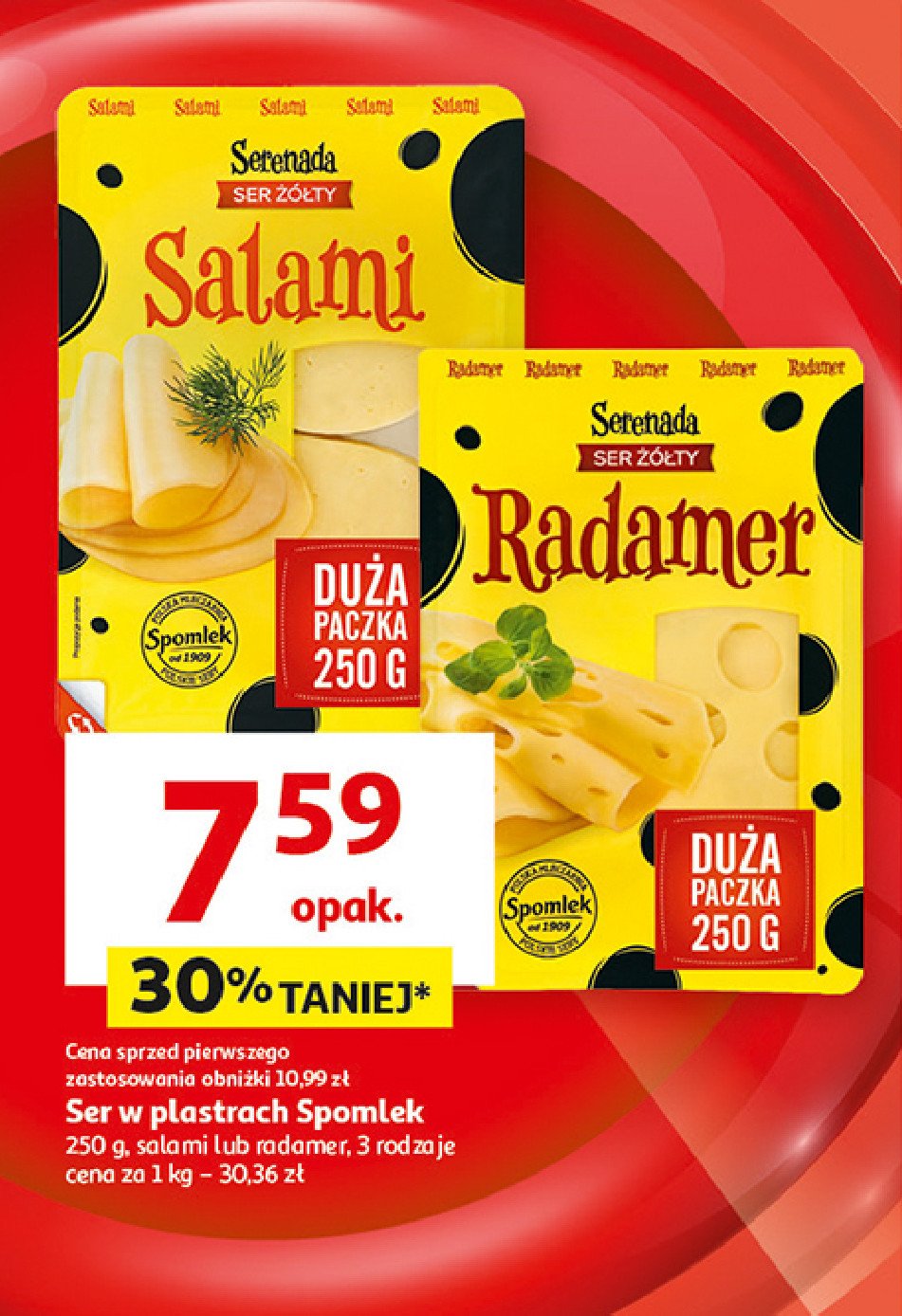 Ser złoty radamer w plastrach Serenada promocja