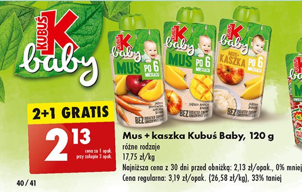 Musz jabło-banan-mango Kubuś baby promocja