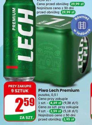 Piwo promocja w Dino