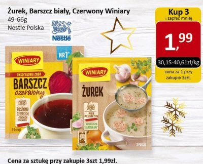Barszcz czerwony Winiary promocja w Market Point