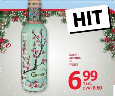 Napój ARIZONA Green Tea 1 l promocja w Selgros
