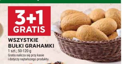 Wszystkie bułki grahamki promocja w Stokrotka