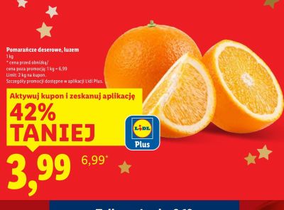 Pomarańcze deserowe, luzem promocja w Lidl