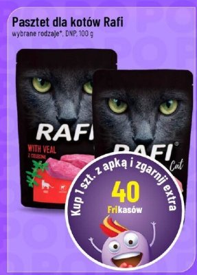 Karma dla kotów Rafi z cielęciną promocja w POLOmarket