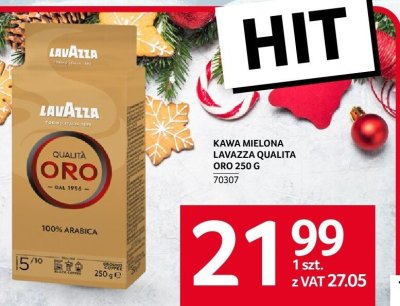 Kawa mielona Lavazza Qualita Oro 250 G promocja w Selgros