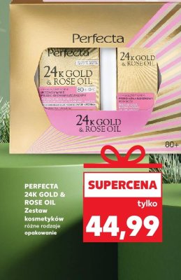 Zestaw kosmetyków 24K Gold & Rose Oil różne rodzaje promocja w Kaufland