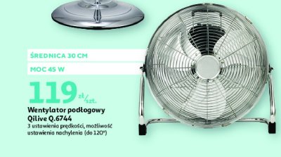 Wentylator q.6744 Qilive promocja