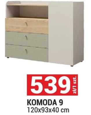 Komoda 9 120x93x40 cm promocja w Merkury Market