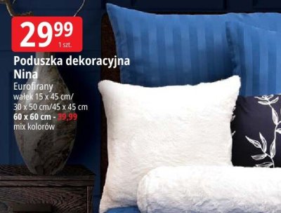 Poduszka dekoracyjna Nina Eurofiranty promocja w Leclerc