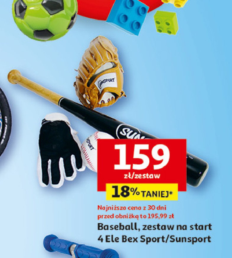 Zestaw do baseballa promocja w Auchan