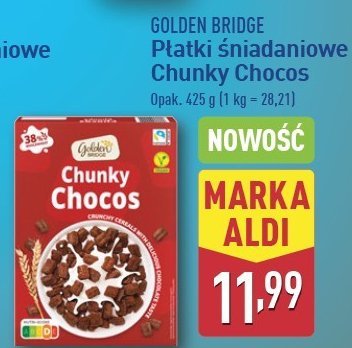 P艂atki chunky chocos GOLDEN BRIDGE promocja