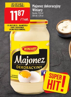 Majonez dekoracyjny Winiary promocja w POLOmarket