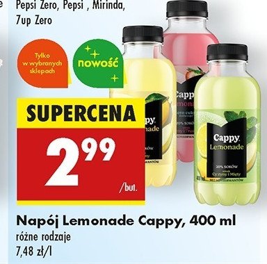 Lemoniada cytryna Cappy promocja