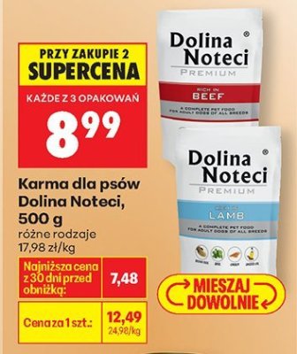 Karma dla psów Premium, różne rodzaje promocja w Biedronka