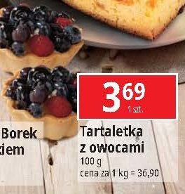 Tartaletka z owocami promocja