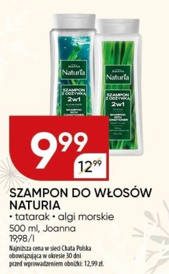 Szampon do włosów Naturia promocja w Chata Polska