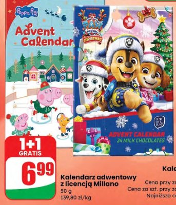 Kalendarz adwentowy z licencją  promocja w Dino
