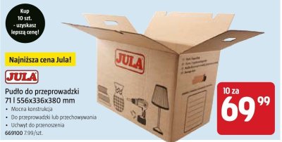 Pudło do przeprowadzki 711 556x336x380 mm promocja w Jula