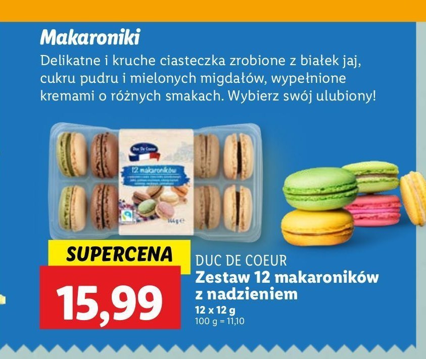 Makaroniki Duc de coeur promocja