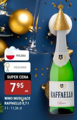 Wino musujące Raffaello 0,7 l promocja w bi1